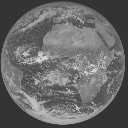 Meteosat-7 imagery for 2005-10-23 12:00 UTC Copyright � 2005 EUMETSAT