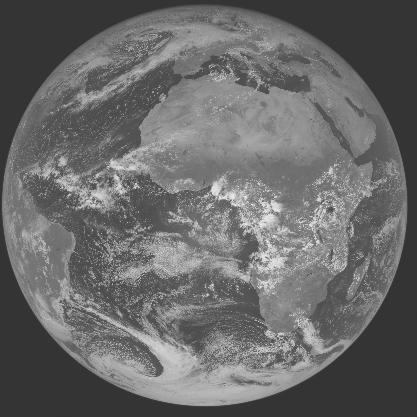 Meteosat-7 imagery for 2005-10-24 12:00 UTC Copyright � 2005 EUMETSAT