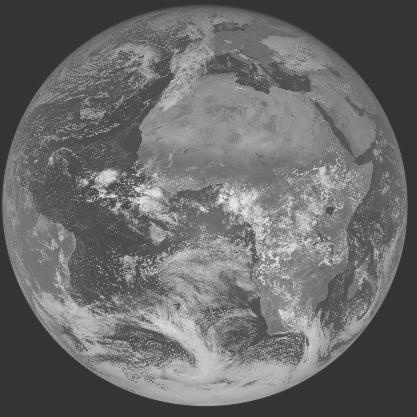 Meteosat-7 imagery for 2005-10-28 12:00 UTC Copyright � 2005 EUMETSAT