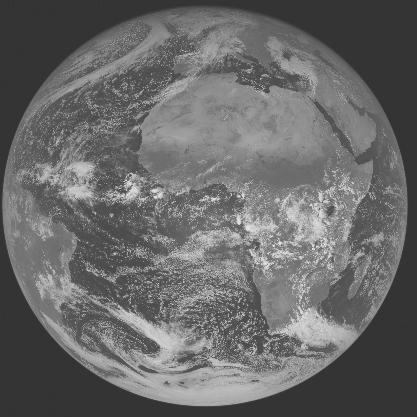 Meteosat-7 imagery for 2005-11-04 12:00 UTC Copyright � 2005 EUMETSAT