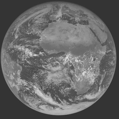 Meteosat-7 imagery for 2005-11-09 12:00 UTC Copyright � 2005 EUMETSAT