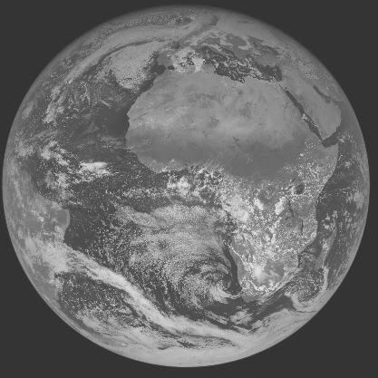 Meteosat-7 imagery for 2005-11-10 12:00 UTC Copyright � 2005 EUMETSAT