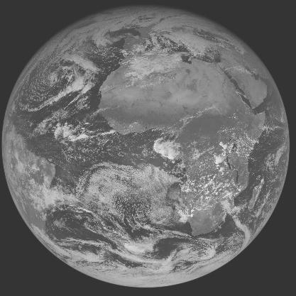 Meteosat-7 imagery for 2005-11-23 12:00 UTC Copyright � 2005 EUMETSAT