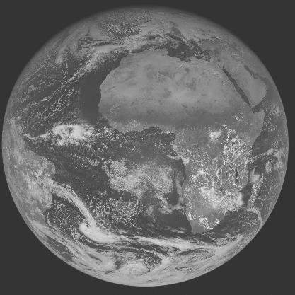 Meteosat-7 imagery for 2005-12-04 12:00 UTC Copyright � 2005 EUMETSAT