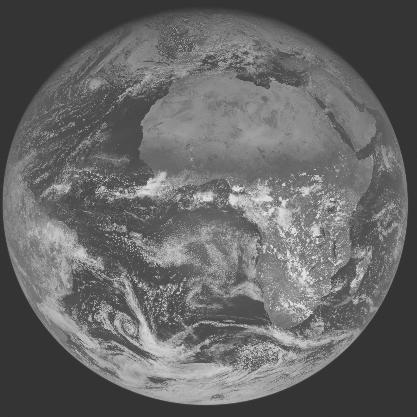Meteosat-7 imagery for 2005-12-05 12:00 UTC Copyright � 2005 EUMETSAT