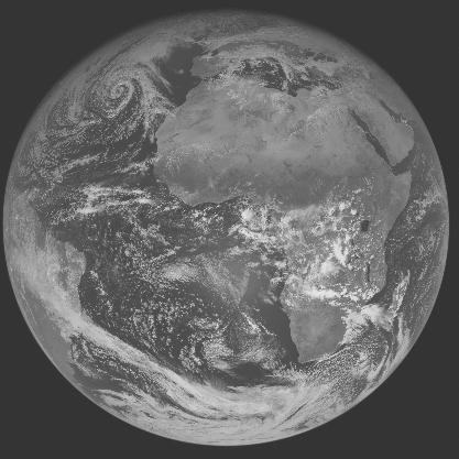 Meteosat-7 imagery for 2005-12-12 12:00 UTC Copyright � 2005 EUMETSAT