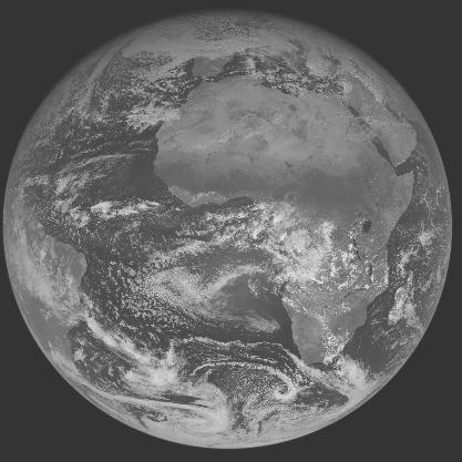Meteosat-7 imagery for 2005-12-16 12:00 UTC Copyright � 2005 EUMETSAT
