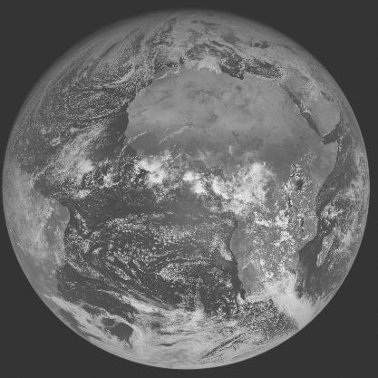 Meteosat-7 imagery for 2006-01-08 12:00 UTC Copyright � 2006 EUMETSAT