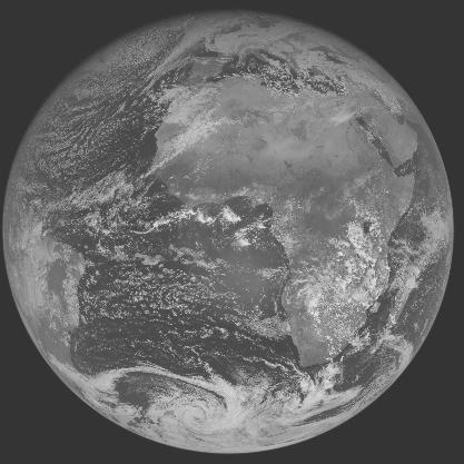 Meteosat-7 imagery for 2006-01-12 12:00 UTC Copyright � 2006 EUMETSAT
