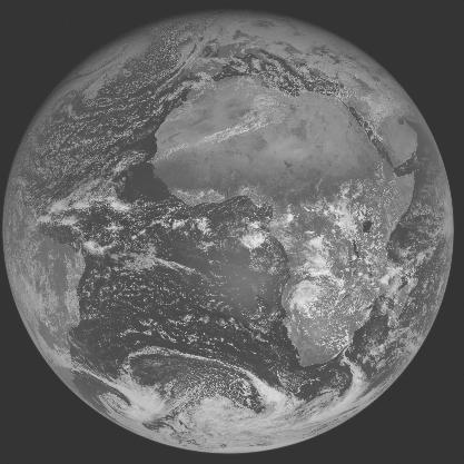 Meteosat-7 imagery for 2006-01-13 12:00 UTC Copyright � 2006 EUMETSAT