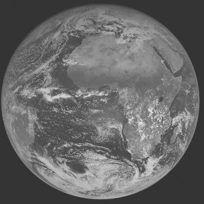 Meteosat-7 imagery for 2006-01-22 12:00 UTC Copyright � 2006 EUMETSAT