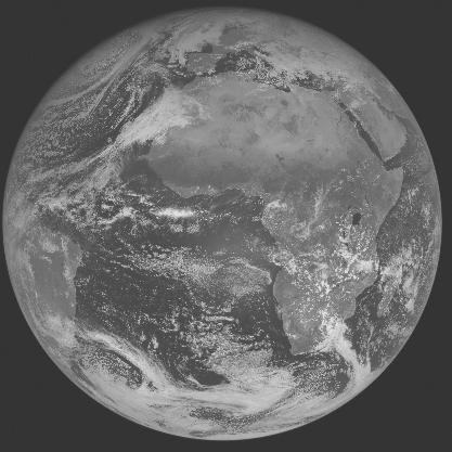 Meteosat-7 imagery for 2006-01-23 12:00 UTC Copyright � 2006 EUMETSAT