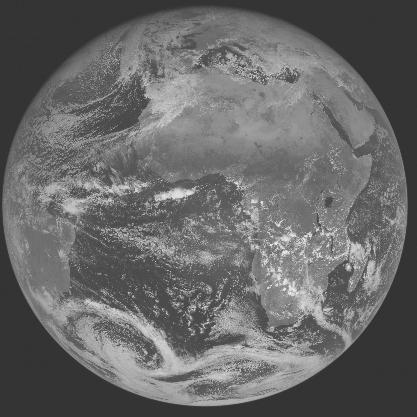 Meteosat-7 imagery for 2006-01-24 12:00 UTC Copyright � 2006 EUMETSAT