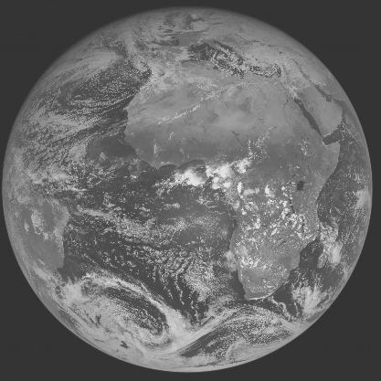 Meteosat-7 imagery for 2006-01-25 12:00 UTC Copyright � 2006 EUMETSAT