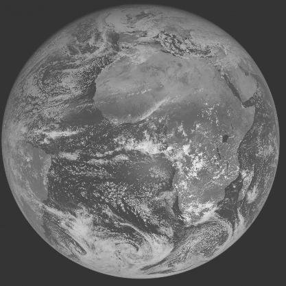 Meteosat-7 imagery for 2006-01-26 12:00 UTC Copyright � 2006 EUMETSAT