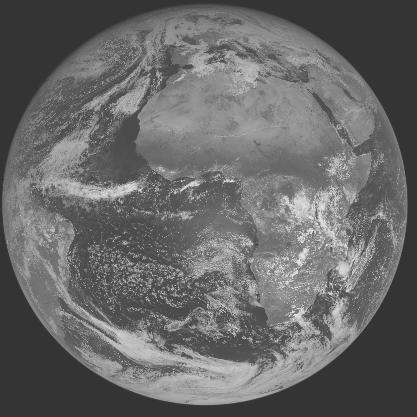 Meteosat-7 imagery for 2006-01-31 12:00 UTC Copyright � 2006 EUMETSAT