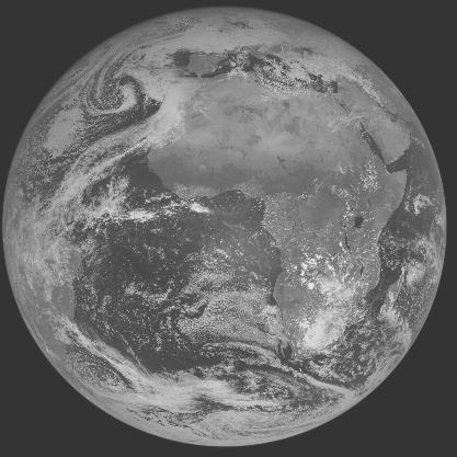 Meteosat-7 imagery for 2006-02-07 12:00 UTC Copyright � 2006 EUMETSAT