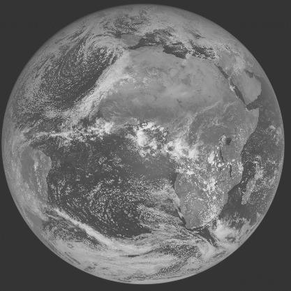 Meteosat-7 imagery for 2006-02-09 12:00 UTC Copyright � 2006 EUMETSAT