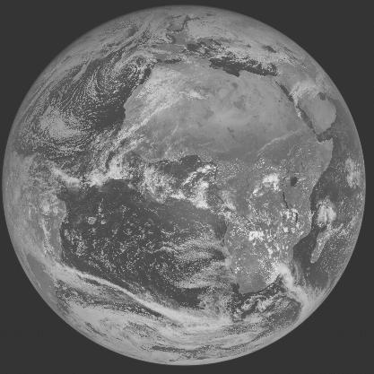 Meteosat-7 imagery for 2006-02-10 12:00 UTC Copyright � 2006 EUMETSAT
