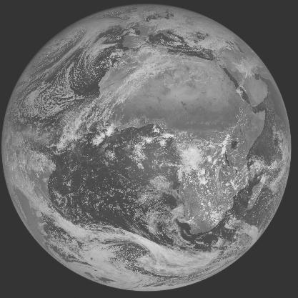 Meteosat-7 imagery for 2006-02-11 12:00 UTC Copyright � 2006 EUMETSAT