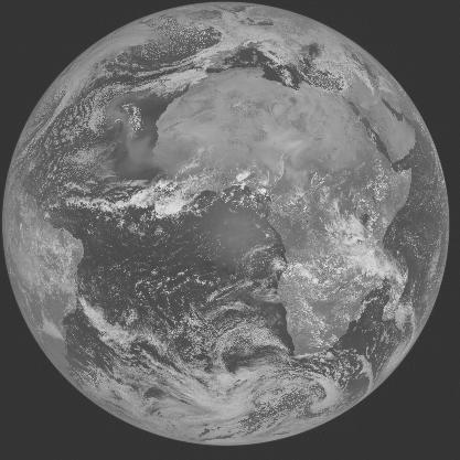 Meteosat-7 imagery for 2006-03-09 12:00 UTC Copyright � 2006 EUMETSAT