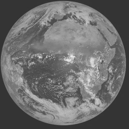 Meteosat-7 imagery for 2006-03-12 12:00 UTC Copyright � 2006 EUMETSAT