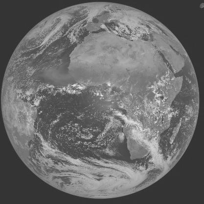 Meteosat-7 imagery for 2006-03-13 12:00 UTC Copyright � 2006 EUMETSAT