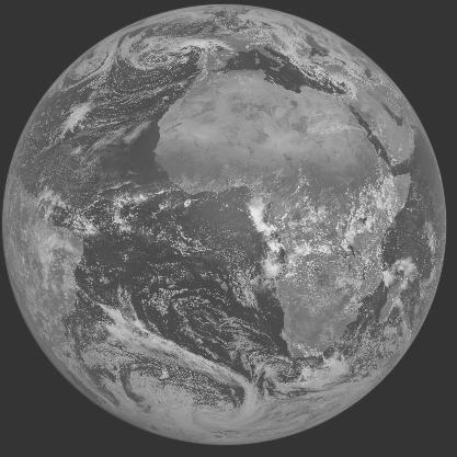 Meteosat-7 imagery for 2006-04-04 12:00 UTC Copyright � 2006 EUMETSAT